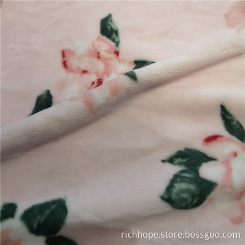 Warmer dicker zweiseitiger Stoff mit Flanelldruck